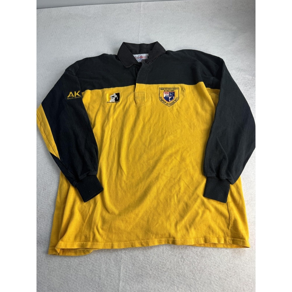 Rugby Referees Society Of New York Shirt Mens 2XL Yellow‎ Rugby & Soccer Supply
